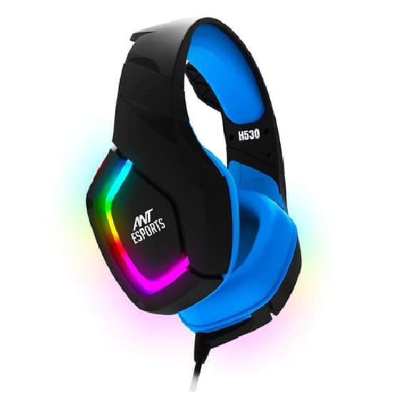 Ant Esports H530 Multi Pro RGB Gaming Headset (Black-Blue)